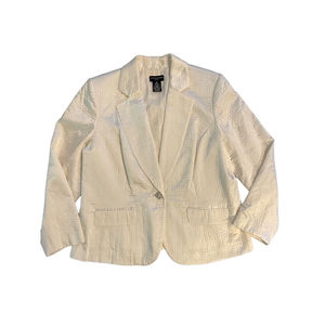 Sutton Studio Womens Ladies Jacket Cream Quilted Silk 18W